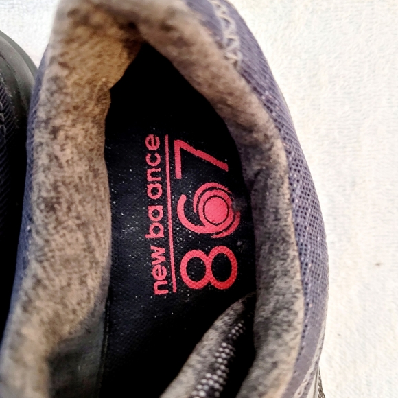 New Balance 867 Cross Training Shoes Womens Size 9 Black Pink Walking Running - Picture 8 of 10